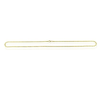 1.5mm Diamond-Cut Solid Rope Chain Necklace in 10K Gold - 18"