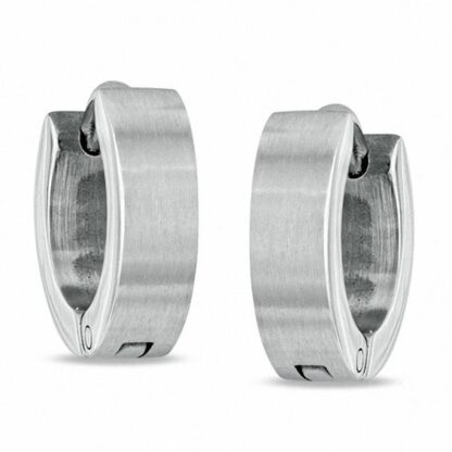 Huggie Hoop Earrings in Stainless Steel