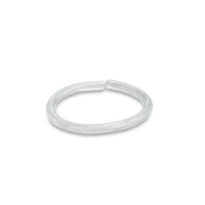 019 Gauge Cartilage Hoop in 14K White Gold - 5/16"