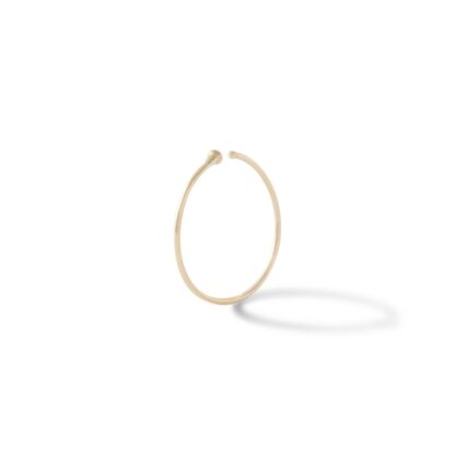 024 Gauge Nose Ring in 14K Semi-Solid Gold