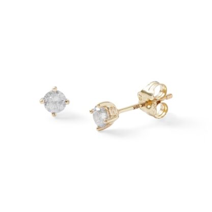 1/4 CT. T.W. Diamond Solitaire Stud Earrings in 10K Gold