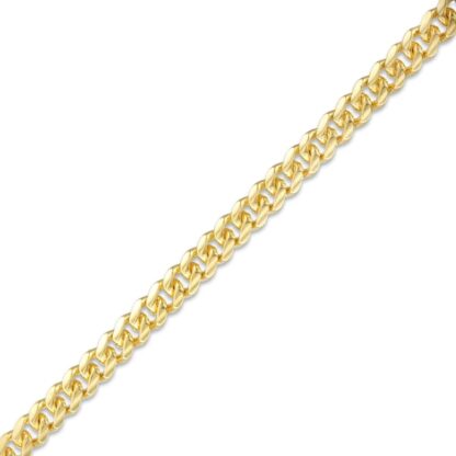 080 Gauge Solid Cuban Curb Chain Bracelet in 10K Gold - 8.5"