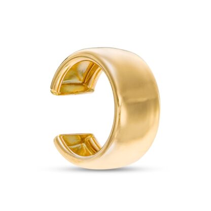 018 Gauge Solid Bold Cartilage Cuff in 10K Gold - 5/16"