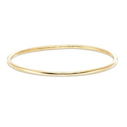 68.1mm Bangle in 18K Gold Over Silver - 7.25"