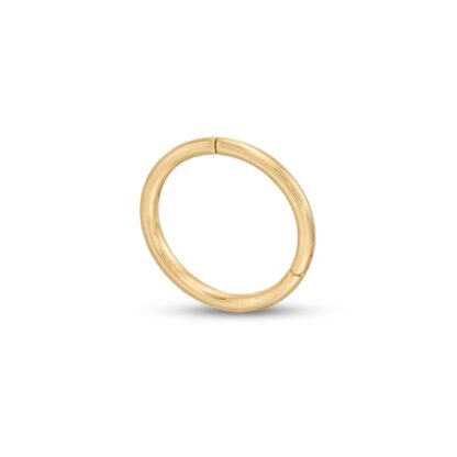 018 Gauge Cartilage Hoop in Solid 14K Gold - 3/8"