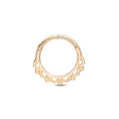 018 Gauge Cartilage Hoop in 14K Gold